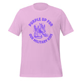 Purple Up For Our Military Kids Adult T-Shirt